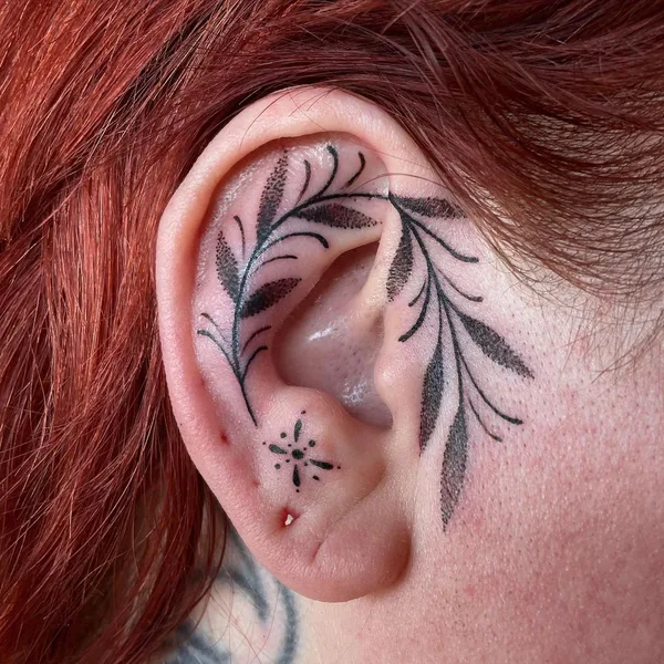 Graphic tattoo by Megan Carroll in Birmingham