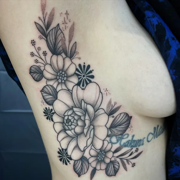 Graphic tattoo by Megan Carroll in Birmingham