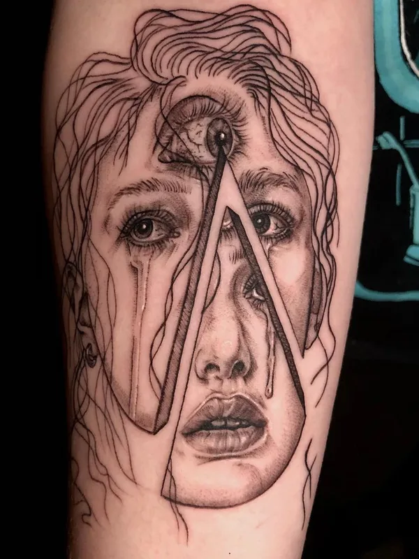 black and grey sketch tattoo on forearm #57744 | Tattoo Artist Emily Falkowski