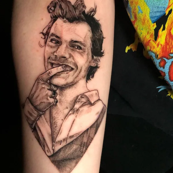 Graphic tattoo by Emily Falkowski in Rocky Hill