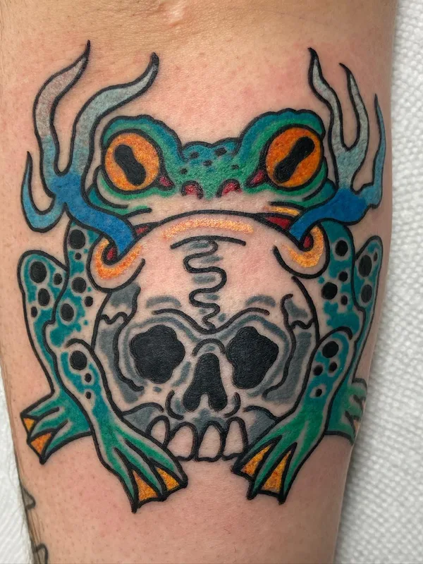 color traditional 纹身 在 forearm #57753 | 纹身师 Brandon Stolicny