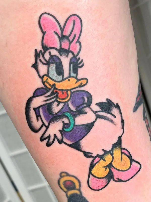 color old school Tatuagem em forearm #57771 | Tatuador Derik Snell