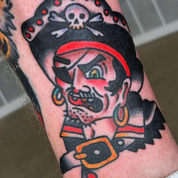 Traditional tattoo by Derik Snell in West Hartford
