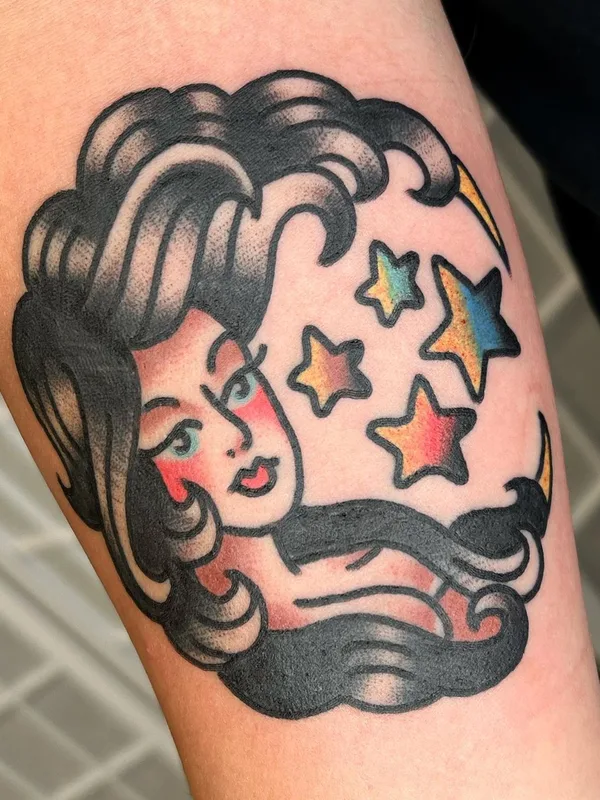 color neo traditional Tatuagem em forearm #57766 | Tatuador Derik Snell
