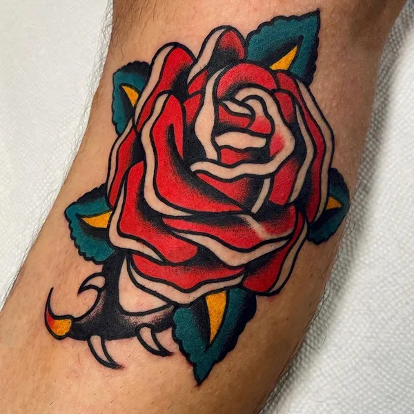 Old School tattoo by Darius Cappelli in New Haven