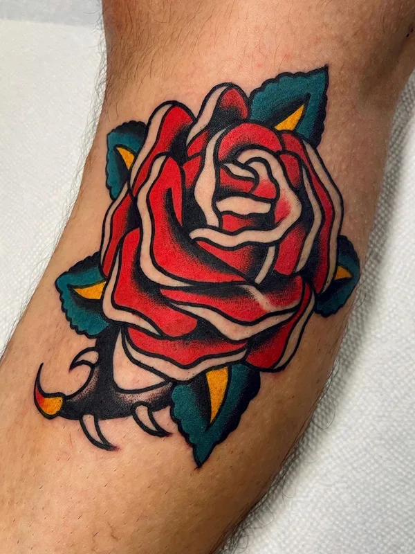 color old school tatouage sur forearm #57778 | Artiste tatoueur Darius Cappelli