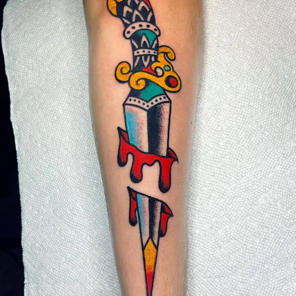 Old School tattoo by Darius Cappelli in New Haven