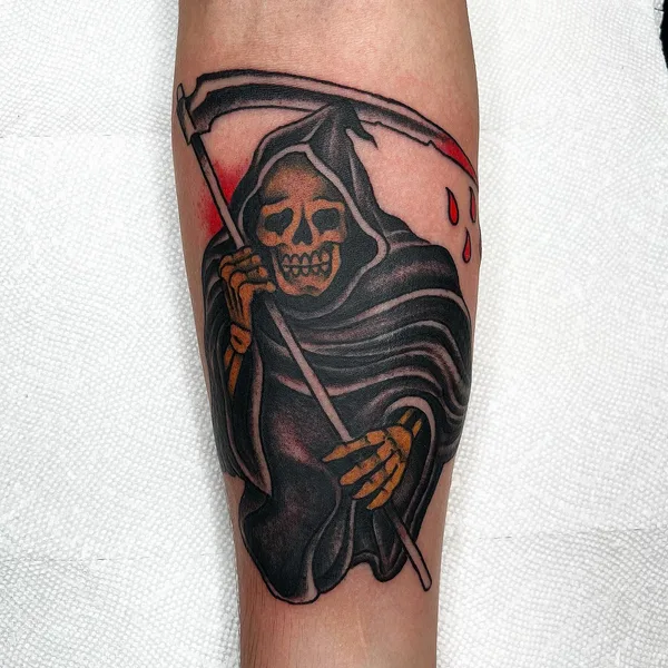 Old School tattoo by Ryan Miller in Oakville