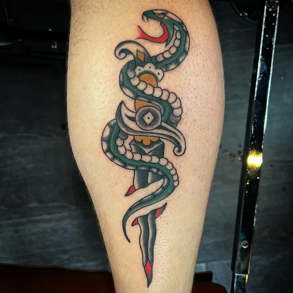 Old School tattoo by Ryan Miller in Oakville