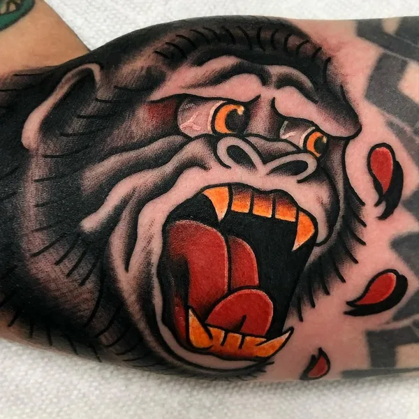 Old School tattoo by Ryan Miller in Oakville