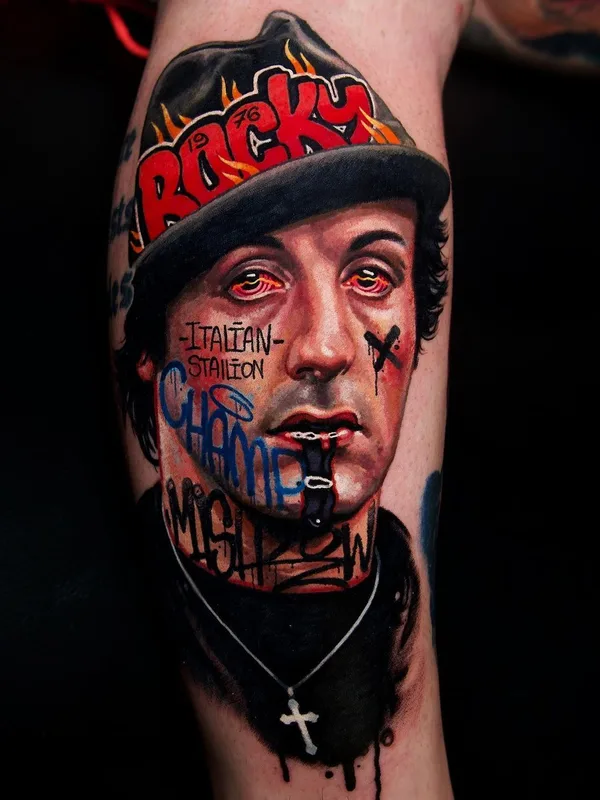 color realism татуировка на calf #42013 | Тату мастер Алексей Машков