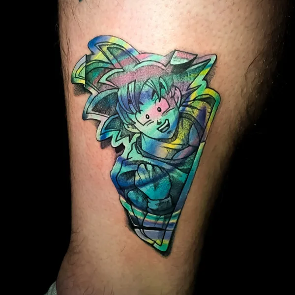 Color tattoo by Kate Perets in New York City