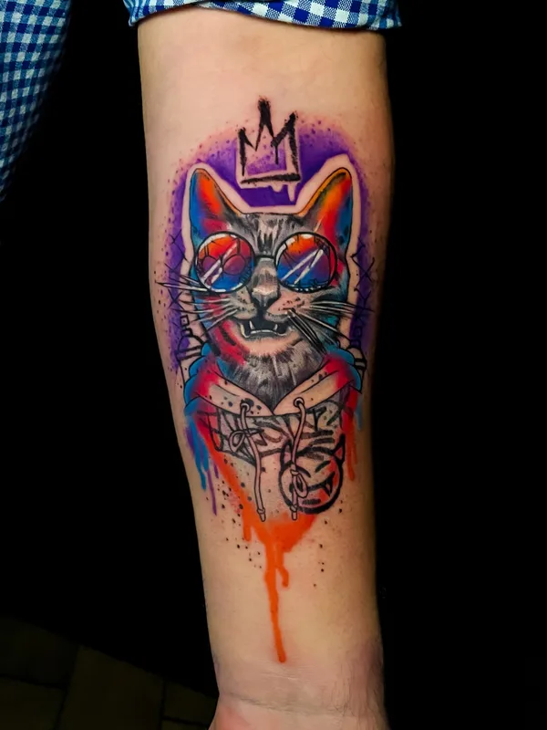 color illustrative tatuaje en forearm #73179 | Tatuador Kate Perets