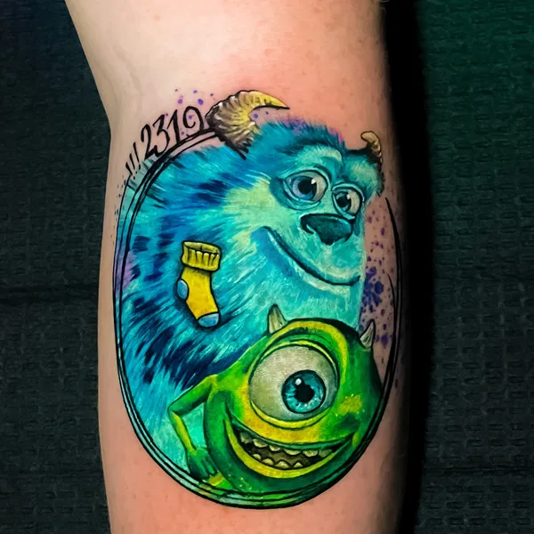 Color tattoo by Kate Perets in New York City