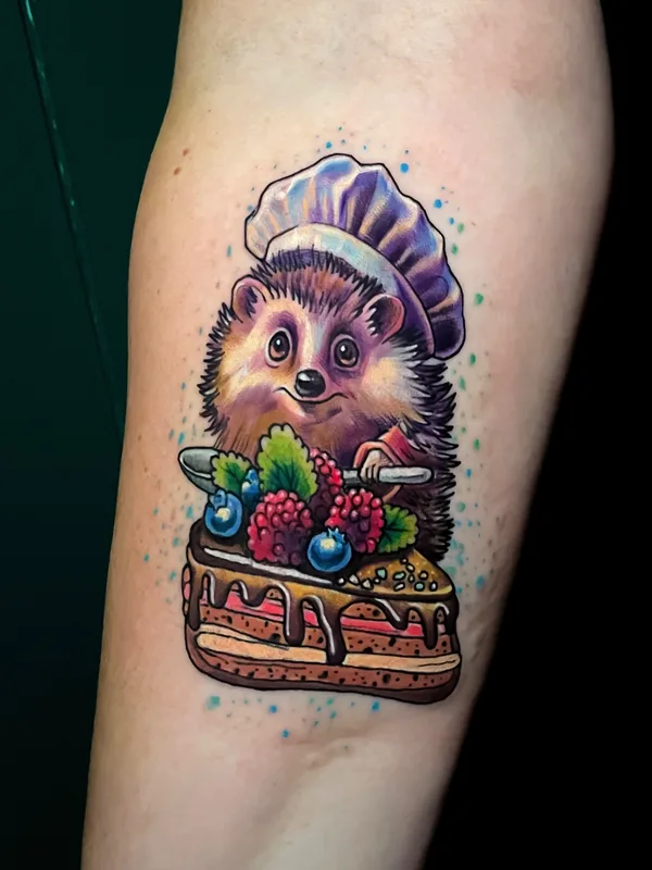 color illustrative tatuaje en forearm #73183 | Tatuador Kate Perets