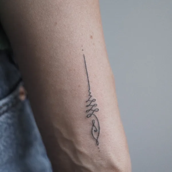 handpoke tattoo by София Стрельцова in Saint Petersburg