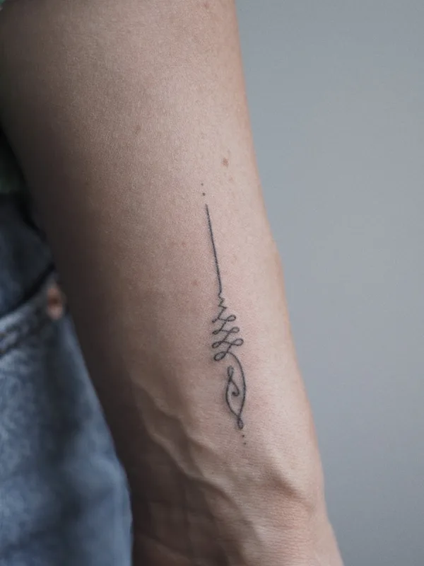 handpoke tattoo by София Стрельцова in Saint Petersburg