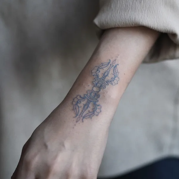 handpoke tattoo by София Стрельцова in Saint Petersburg
