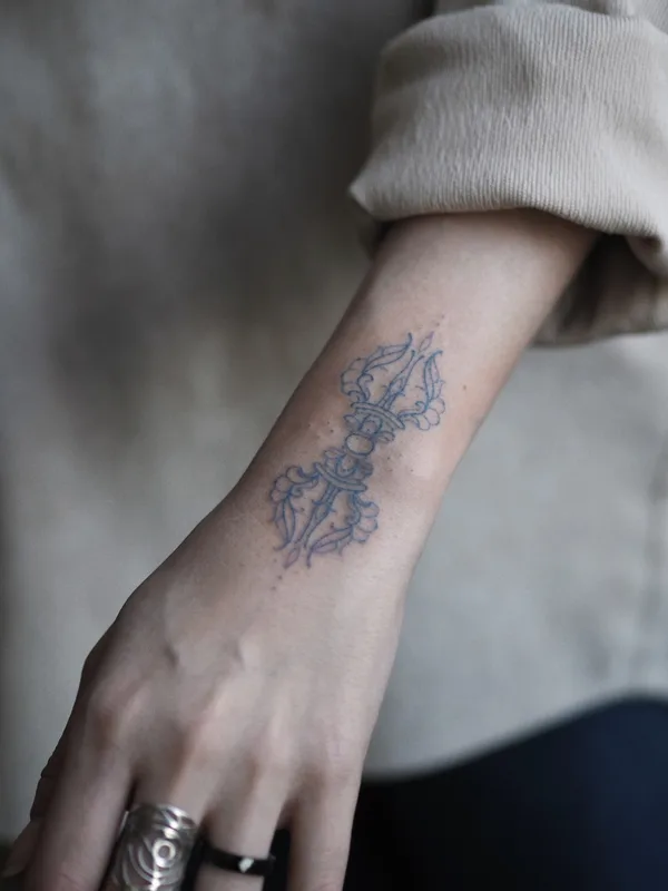 handpoke tattoo by София Стрельцова in Saint Petersburg