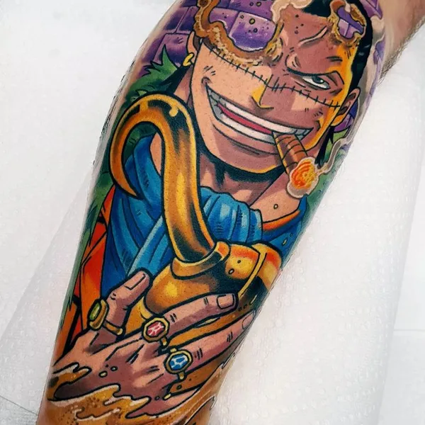 Anime tattoo by Andrew Douglas in Cedar Rapids