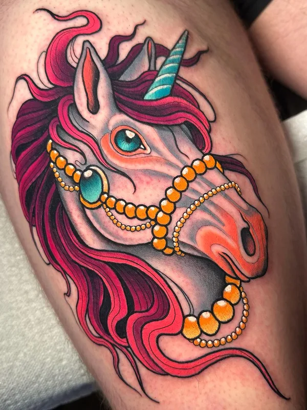 Neo Traditional tattoo by Jess Longfield in Des Moines