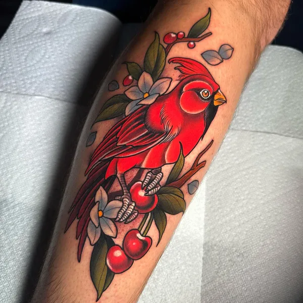 Neo Traditional tattoo by Jess Longfield in Des Moines