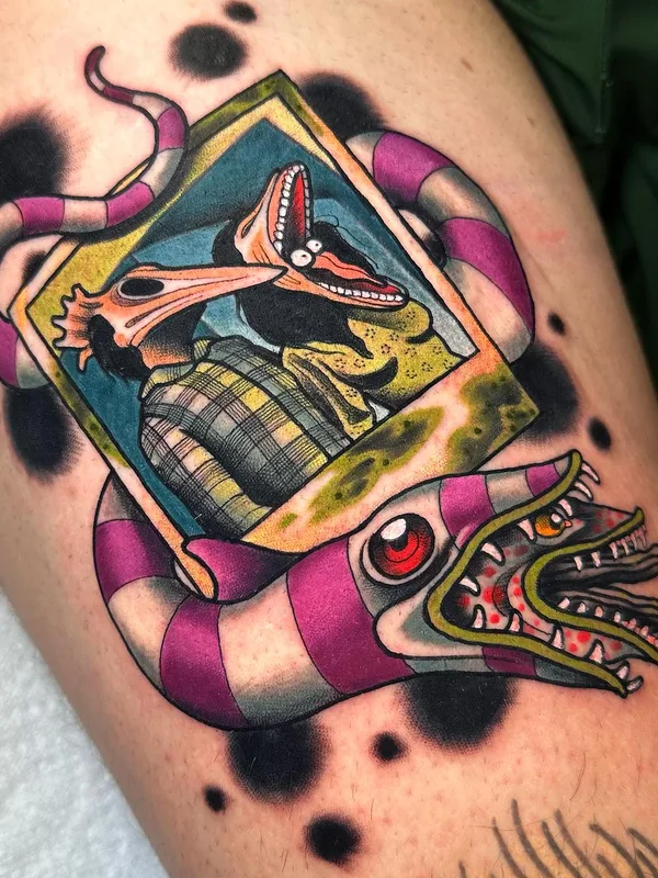 Neo Traditional tattoo by Jess Longfield in Des Moines
