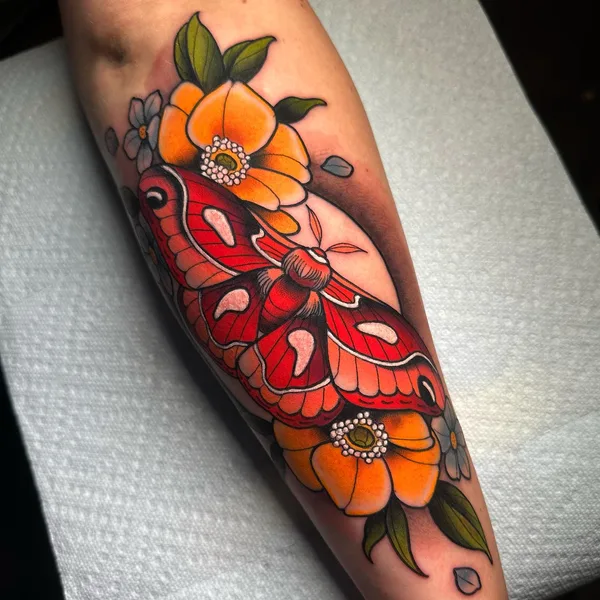 Neo Traditional tattoo by Jess Longfield in Des Moines