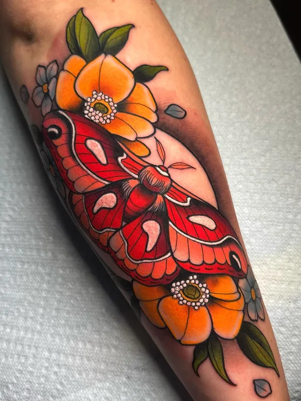 Neo Traditional tattoo by Jess Longfield in Des Moines