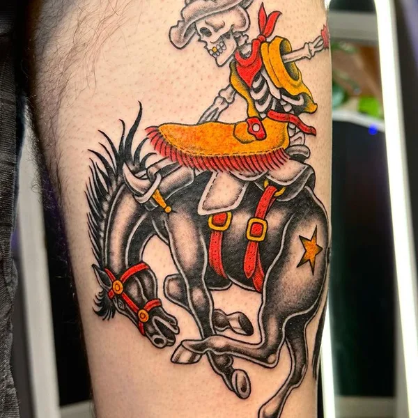 Graphic tattoo by Abby SR in Portland