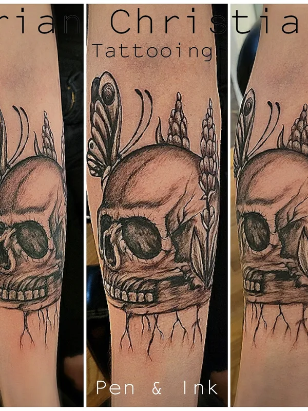 black and grey black and grey татуировка на forearm #37898 | Тату мастер Brian Christiani