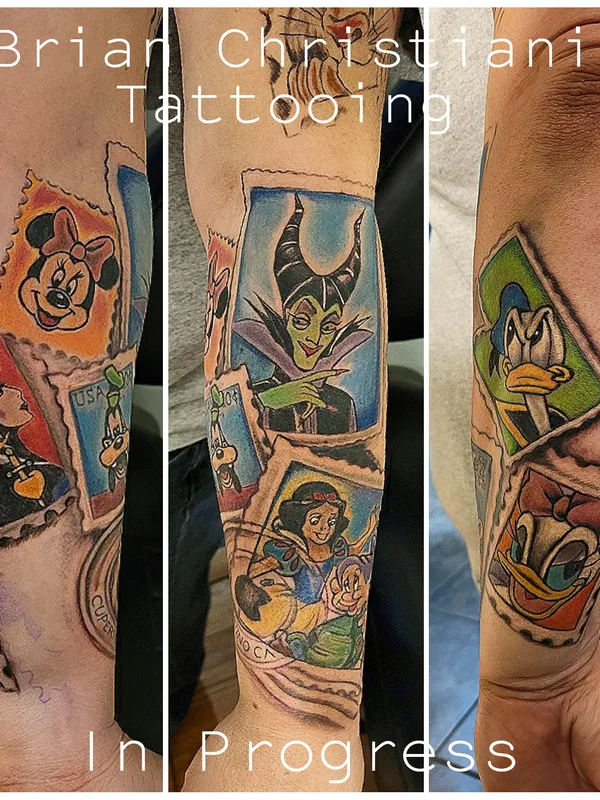 color illustrative татуировка на forearm #37902 | Тату мастер Brian Christiani