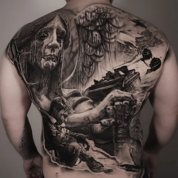 Реализм tattoo by Андрей Попов in Санкт-Петербург