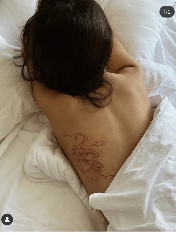 female color japanese Tatuaggio su side #38181 | Tatuatore Лена Штарк 