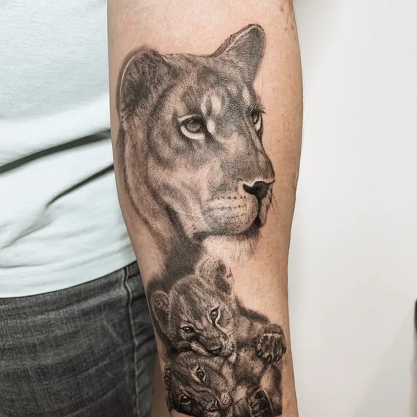 Graphic tattoo by Лена Штарк  in Челябинск