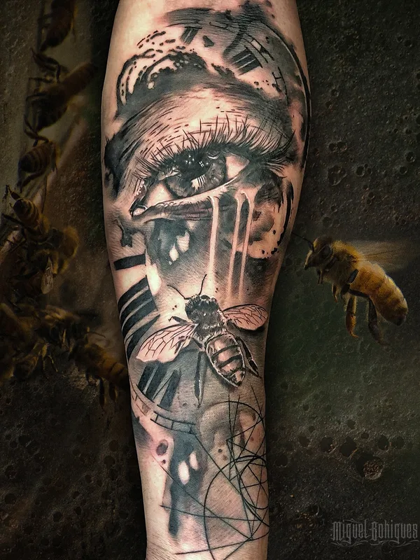 black and grey realism tattoo on forearm #46173 | Tattoo Artist Miguel Bohigues