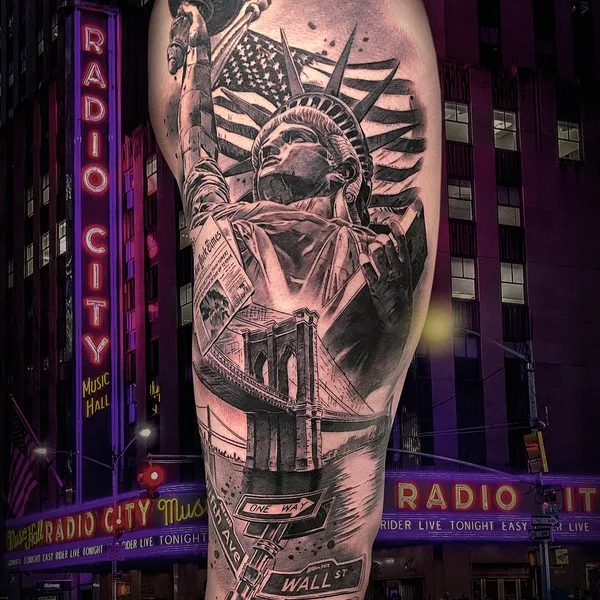 Graphic tattoo by Miguel Bohigues in Aldaia