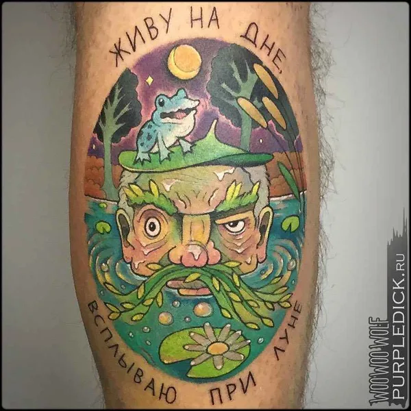 Author's Style tattoo by Дмитрий PurpleDick Яковлев in Moscow