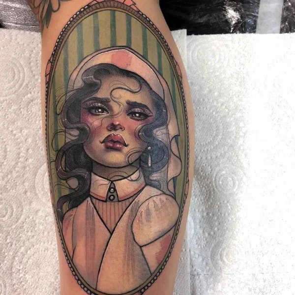 Нео традиционная tattoo by Hannah Flowers in London
