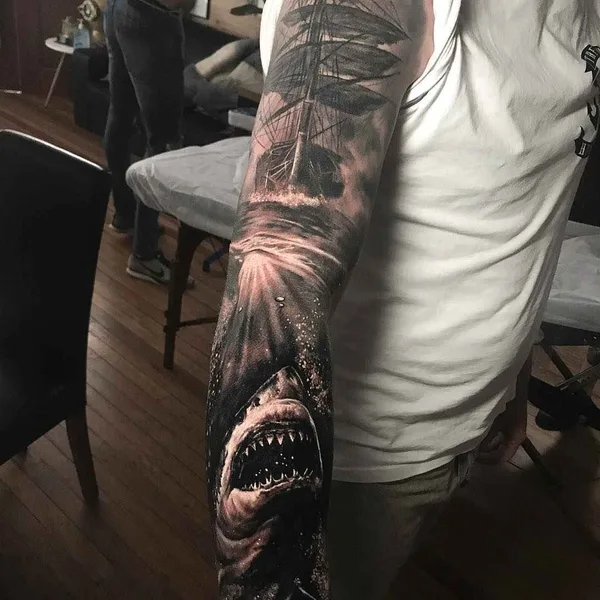 Author's Style tattoo by Damon Holleis in Sydney