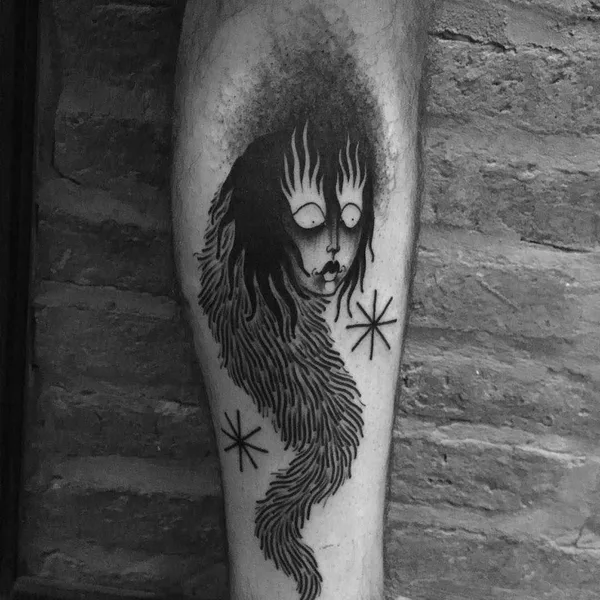 Surrealism tattoo by Laura Yahna