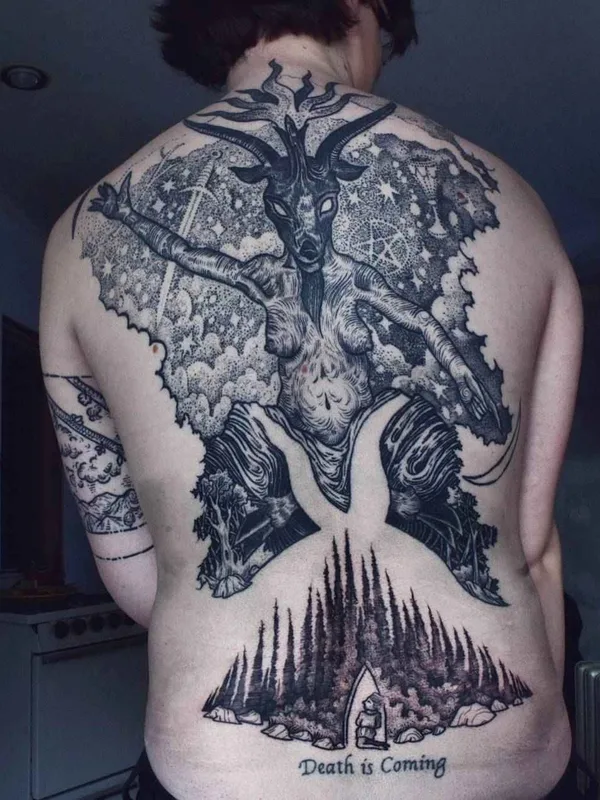 Dotwork tattoo by Noel'le Longhaul (Loone)
