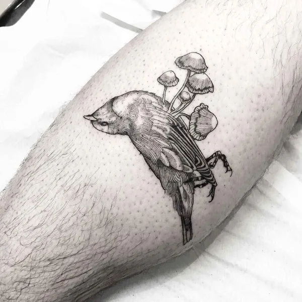 Linework tattoo by Sandra Cunha