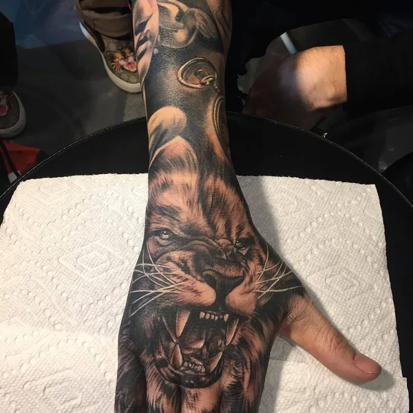 Portrait tattoo by Brian Gonzales