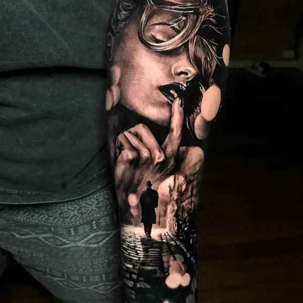 Author's Style tattoo by Damon Holleis in Sydney
