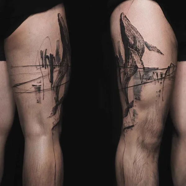 Abstract tattoo by NADi