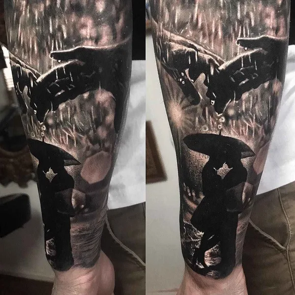 Author's Style tattoo by Damon Holleis in Sydney
