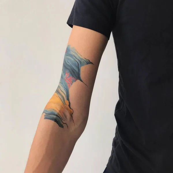 Watercolor tattoo by Amanda Wachob in New York City