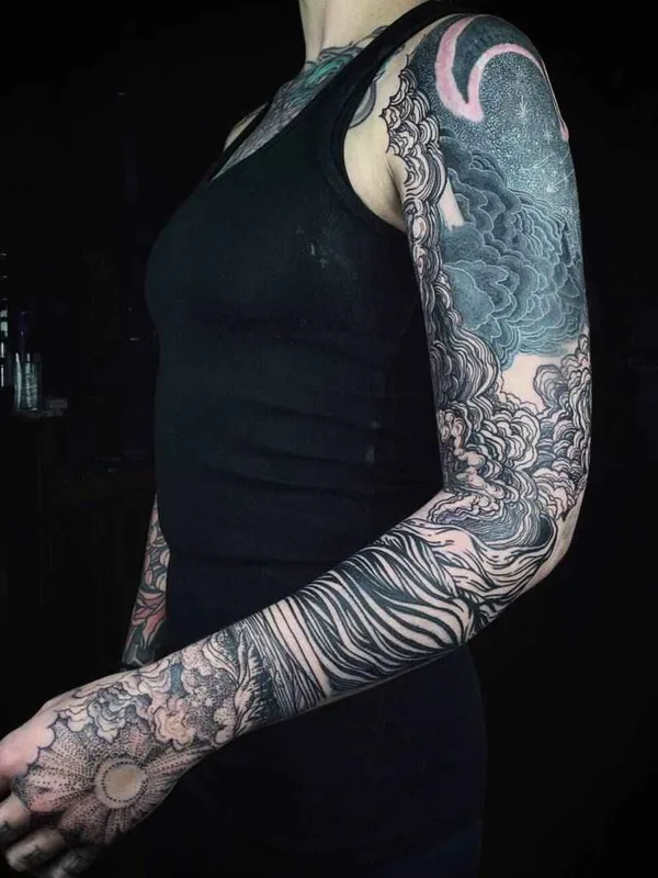 Dotwork tattoo by Noel'le Longhaul (Loone)