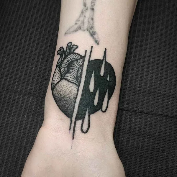 Abstract tattoo by Thomas Eckeard in Arcadia